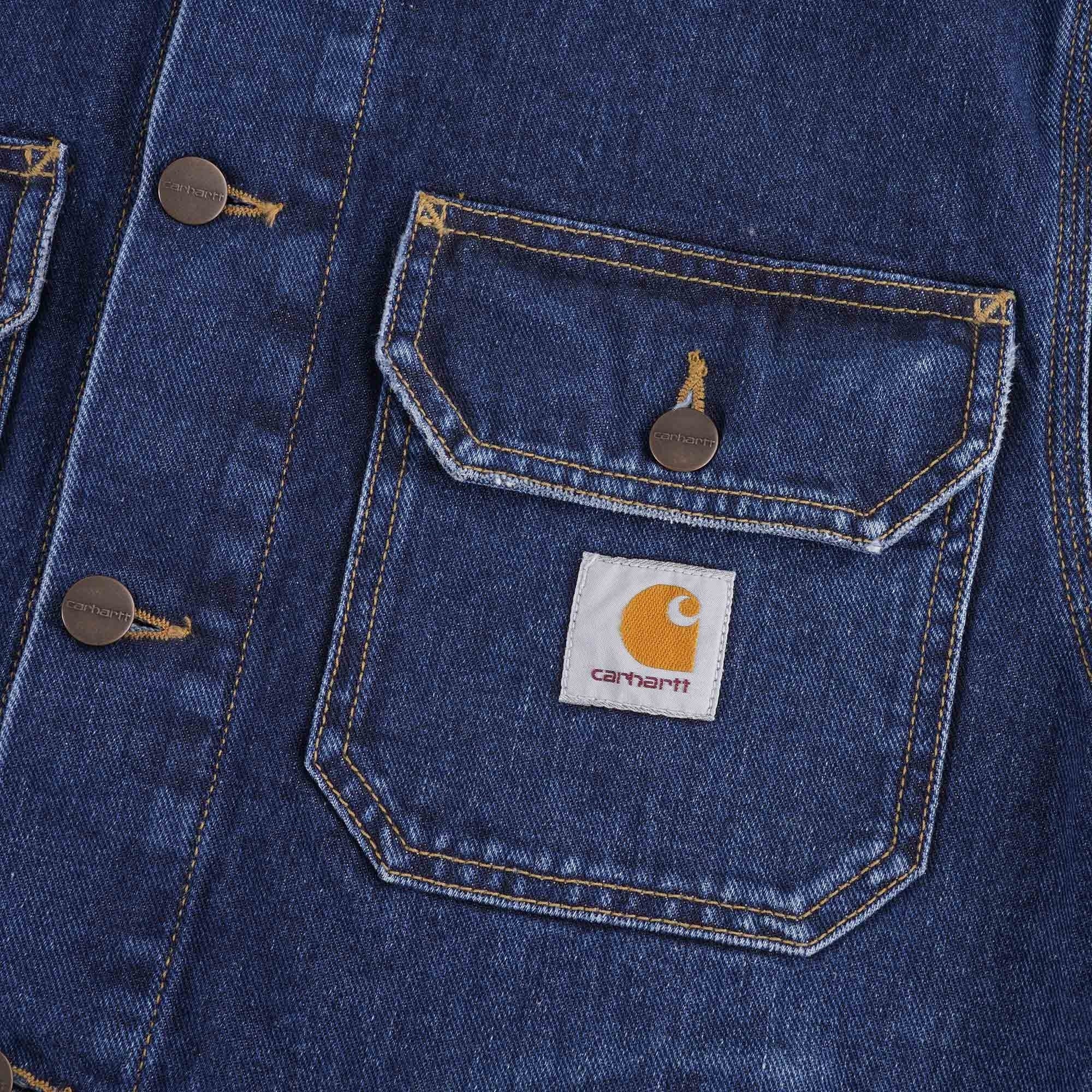 Carhartt WIP Stetson Jacket - Blue Stone Washed – Stuarts London