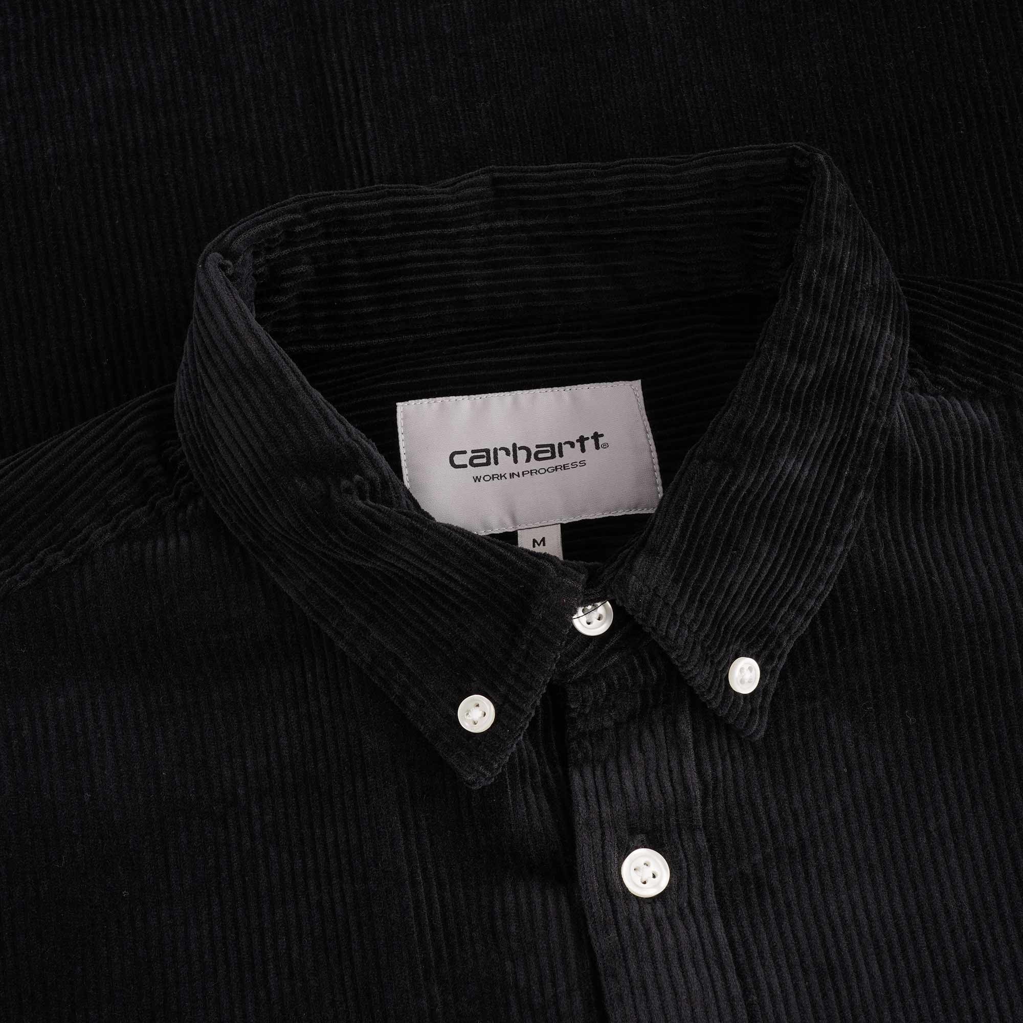 Carhartt WIP Madison Cord Shirt - Black