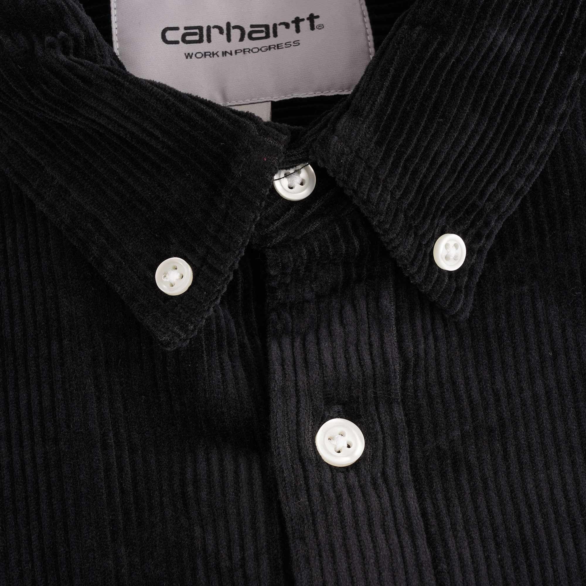 Carhartt WIP Madison Cord Shirt - Black
