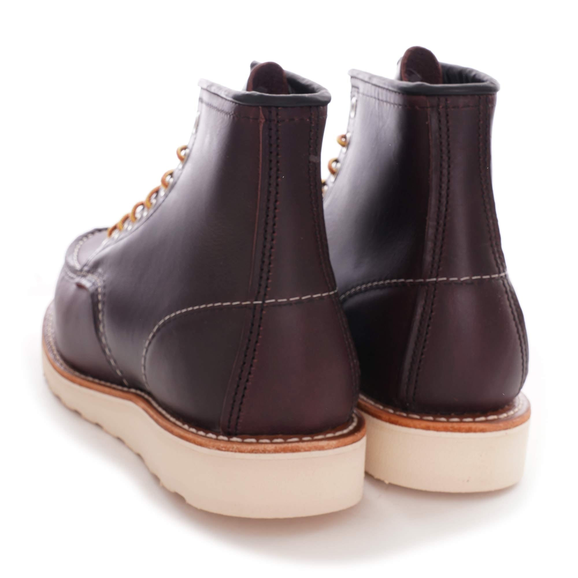 Red Wing Classic Moc Toe Boots - Black Cherry
