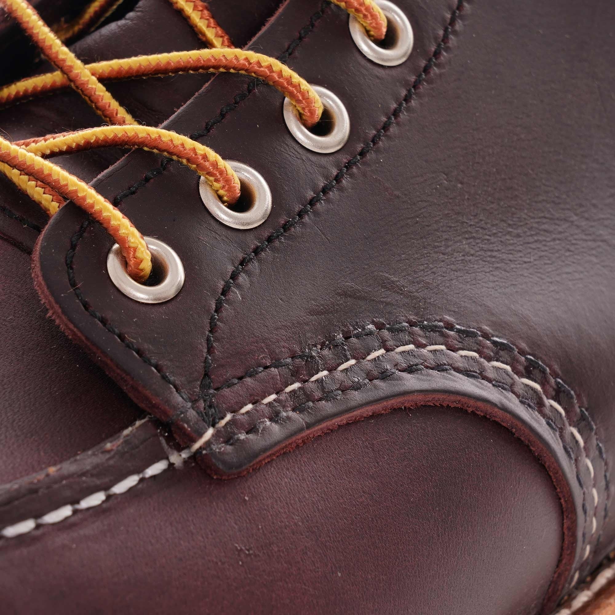 Red Wing Classic Moc Toe Boots - Black Cherry
