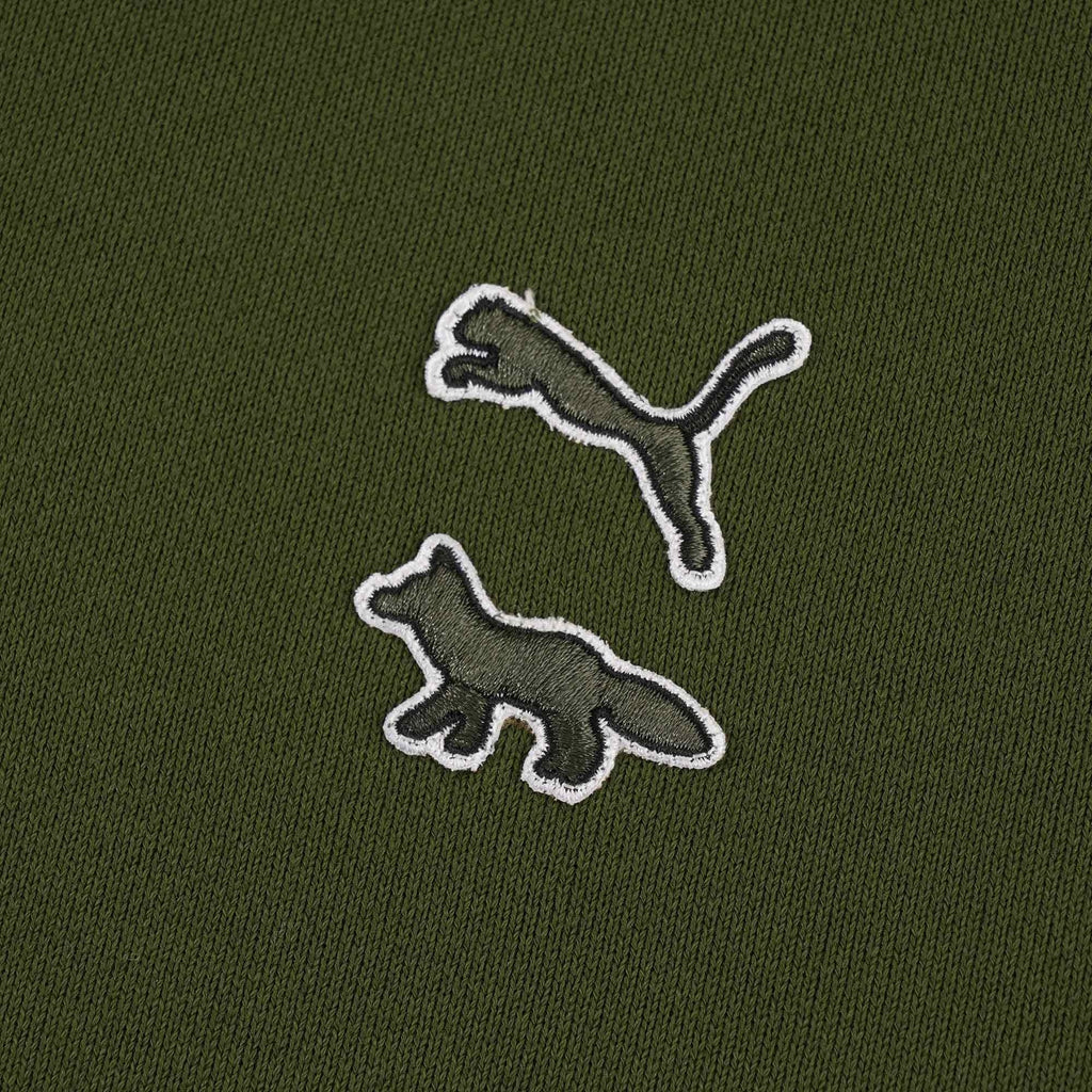 Puma x Maison Kitsune Hoodie Sweatshirt - Rifle Green