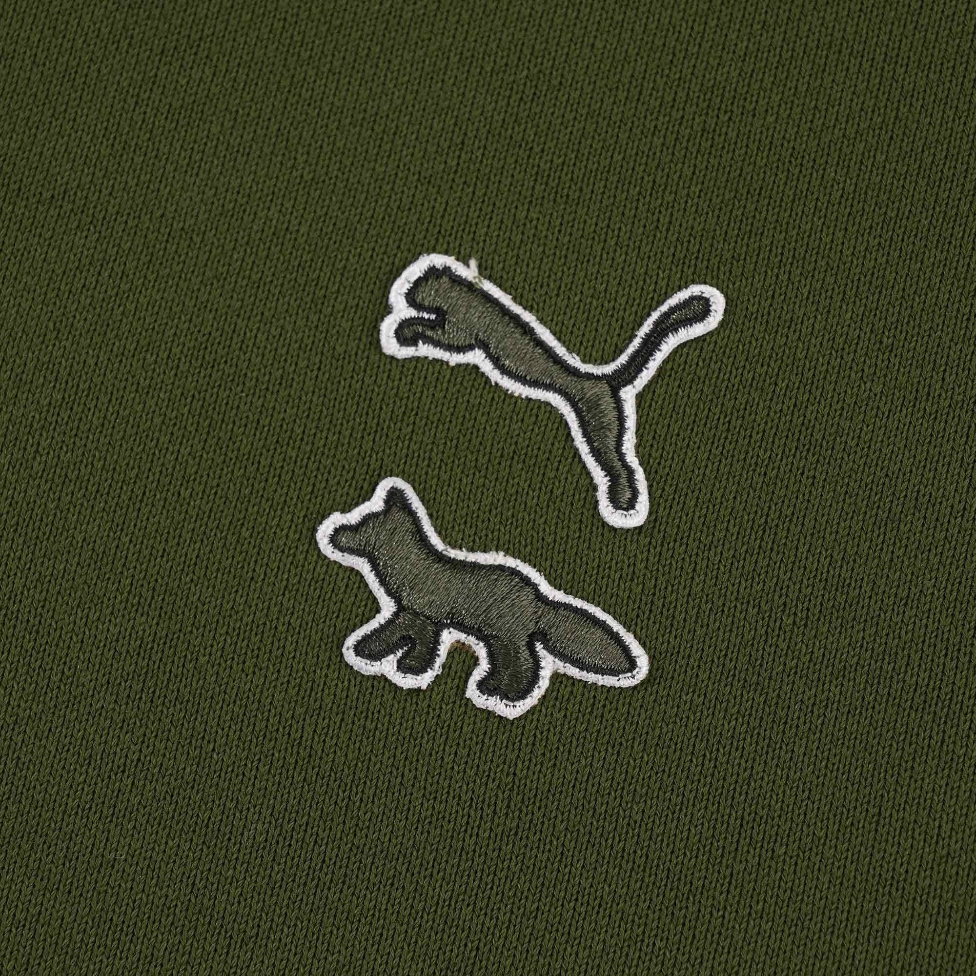 Puma x Maison Kitsune Hoodie Sweatshirt - Rifle Green