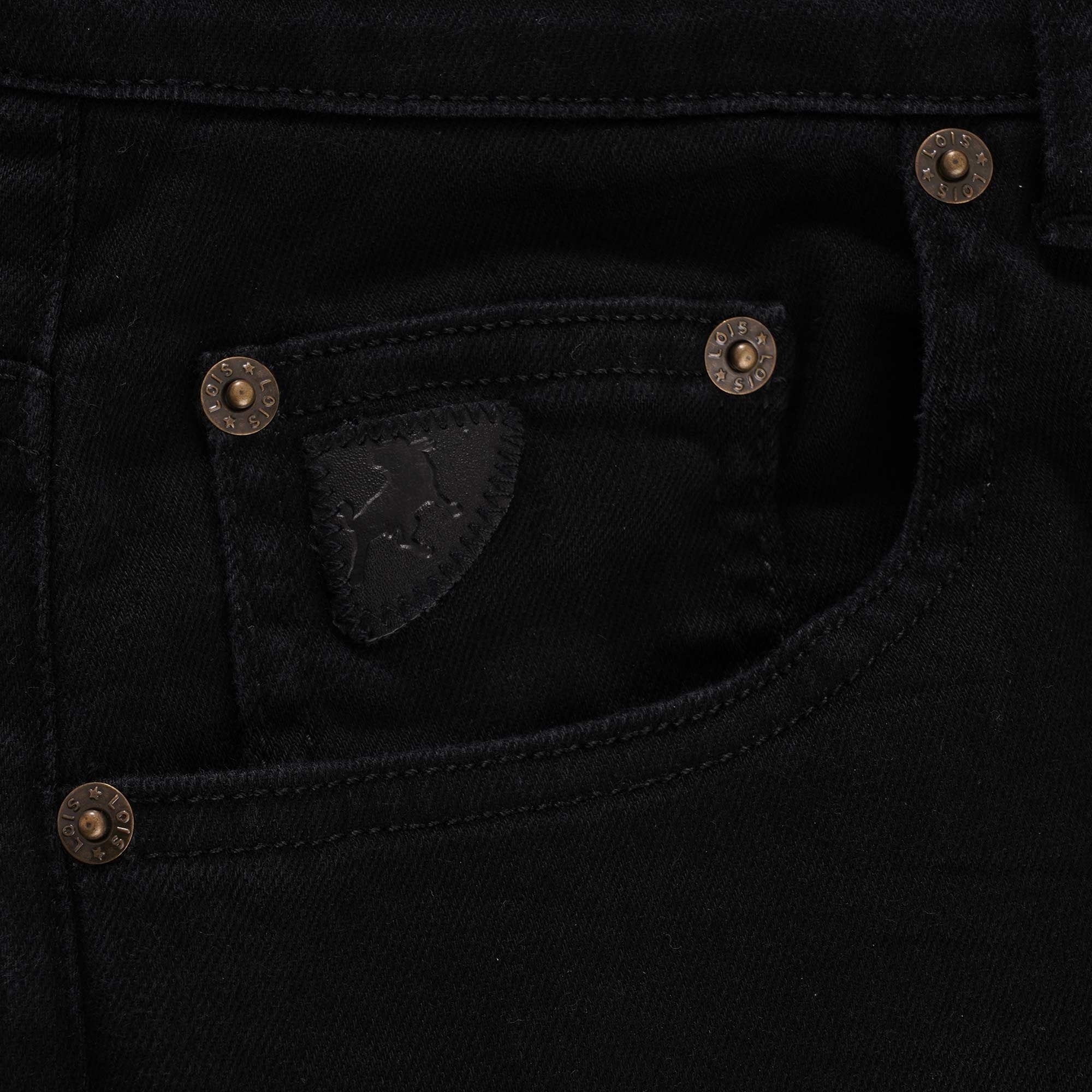 Lois Jeans Sierra Tailored Jeans - Momo Khol Black Rinse