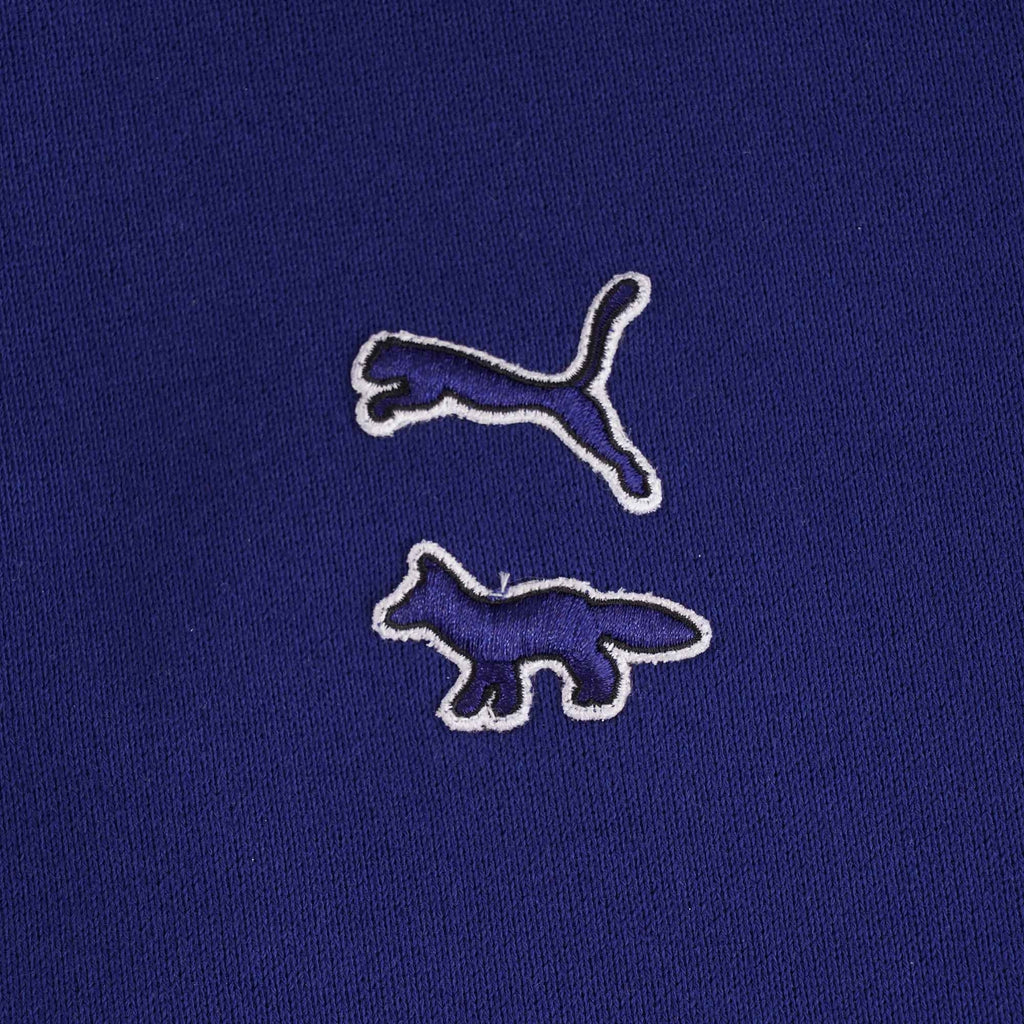 Puma x Maison Kitsune Hoodie Sweatshirt - Blue Depths
