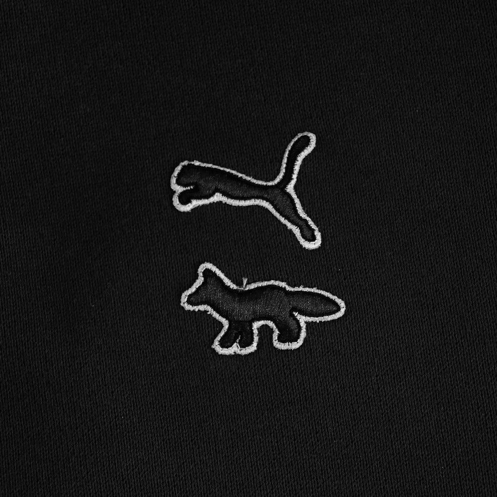 Puma x Maison Kitsune Hoodie Sweatshirt - Black
