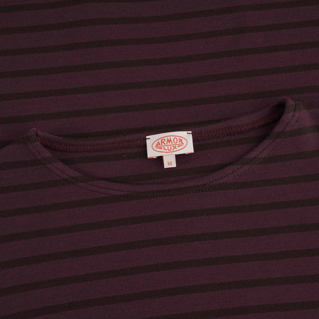 Armor Lux Breton Striped Shirt - Penombre/Cacao
