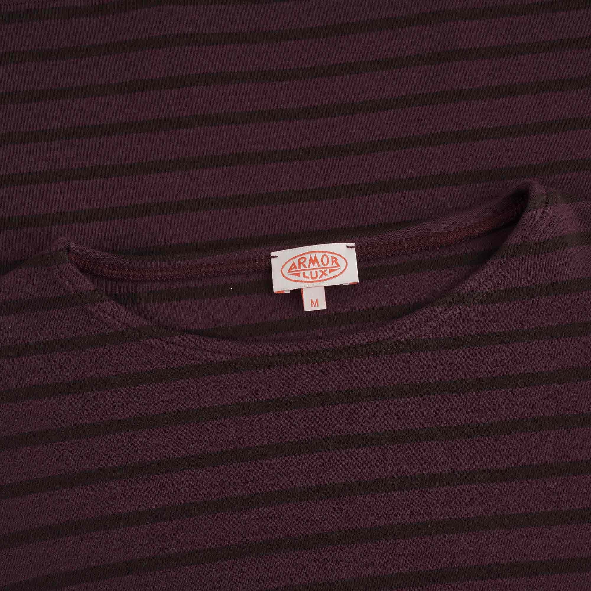 Armor Lux Breton Striped Shirt - Penombre/Cacao
