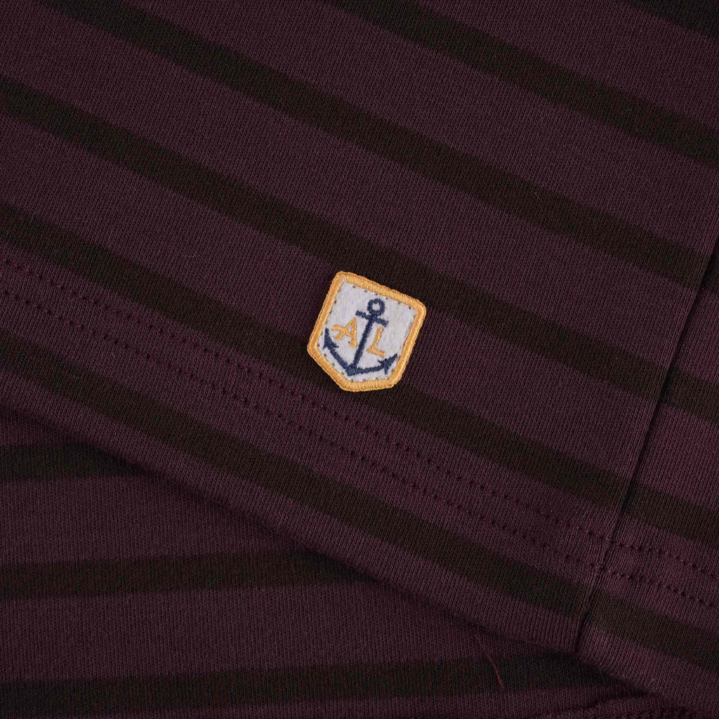 Armor Lux Breton Striped Shirt - Penombre/Cacao