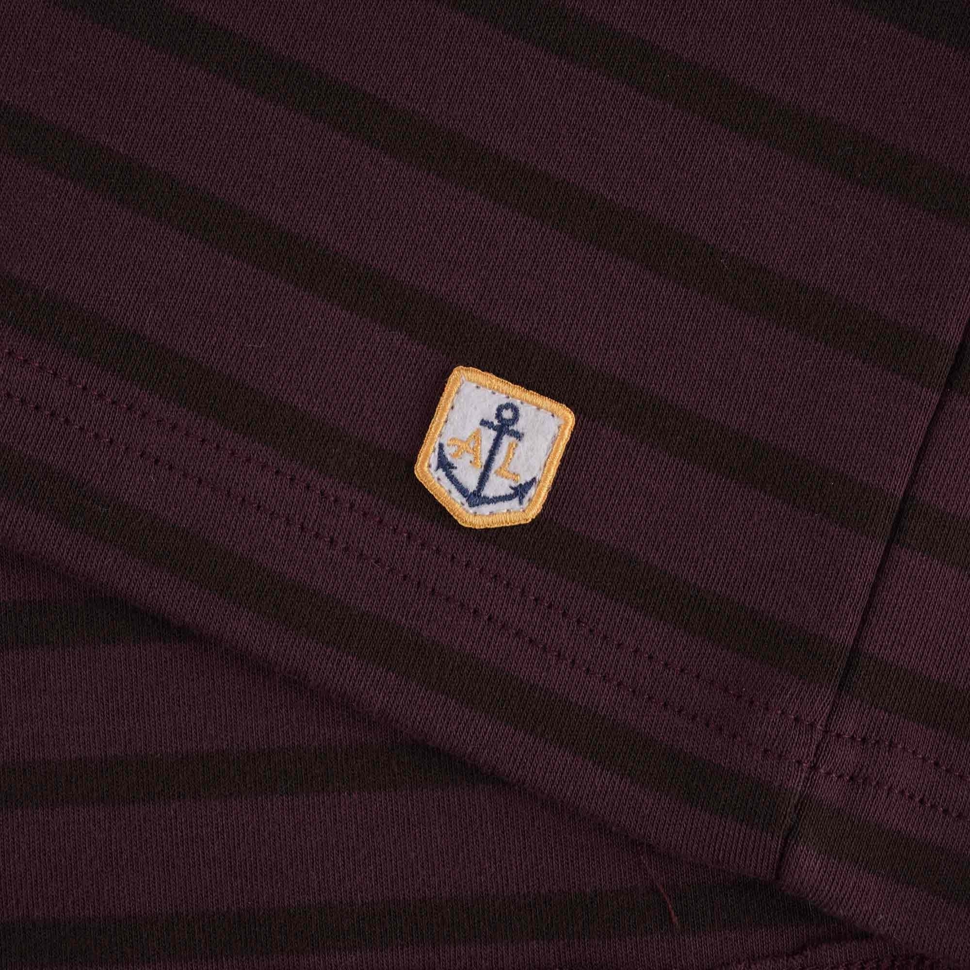 Armor Lux Breton Striped Shirt - Penombre/Cacao