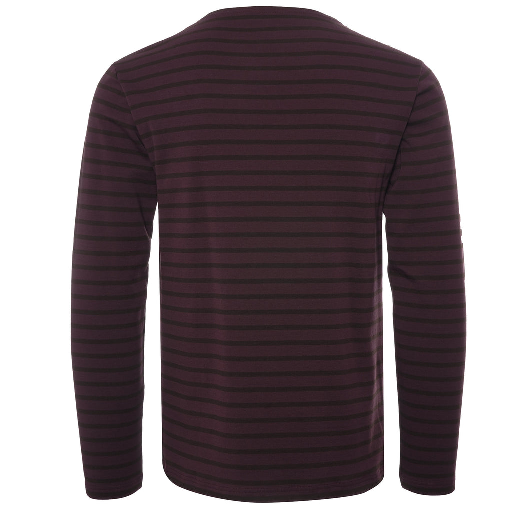 Armor Lux Breton Striped Shirt - Penombre/Cacao