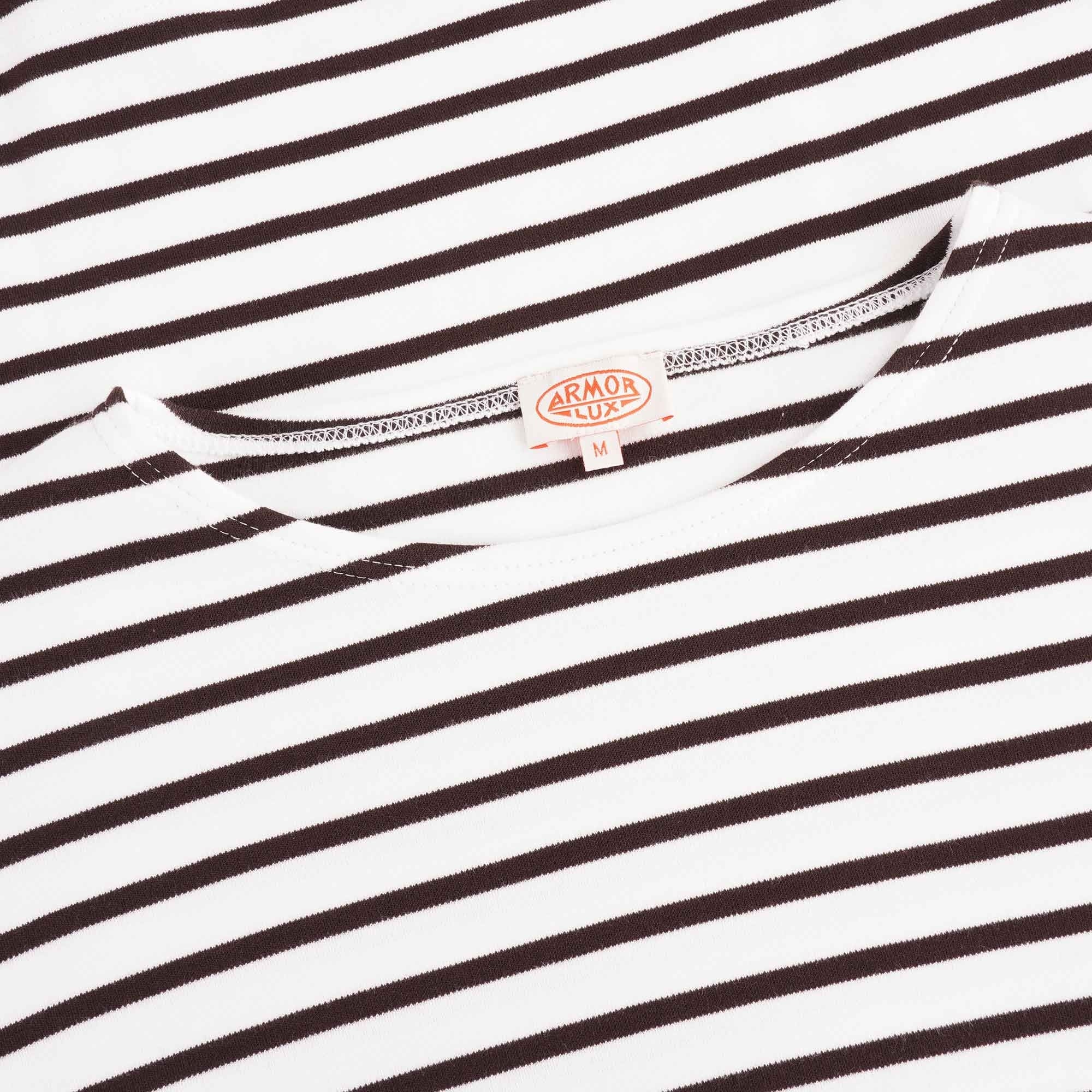 Armor Lux Breton Striped Shirt - Milk/Cacao
