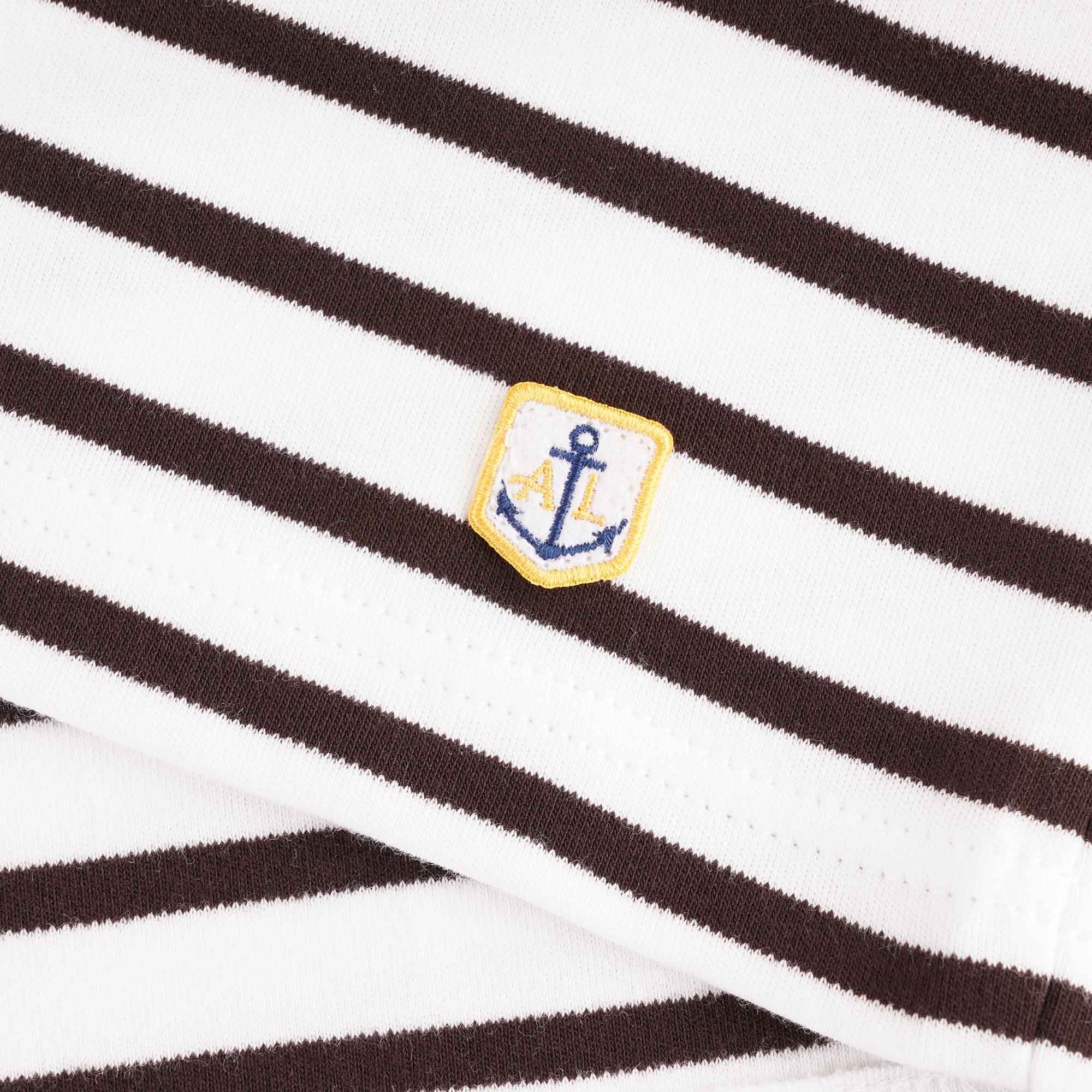 Armor Lux Breton Striped Shirt - Milk/Cacao