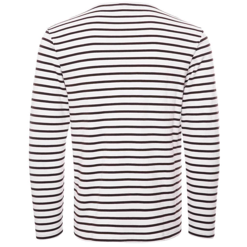 Armor Lux Breton Striped Shirt - Milk/Cacao