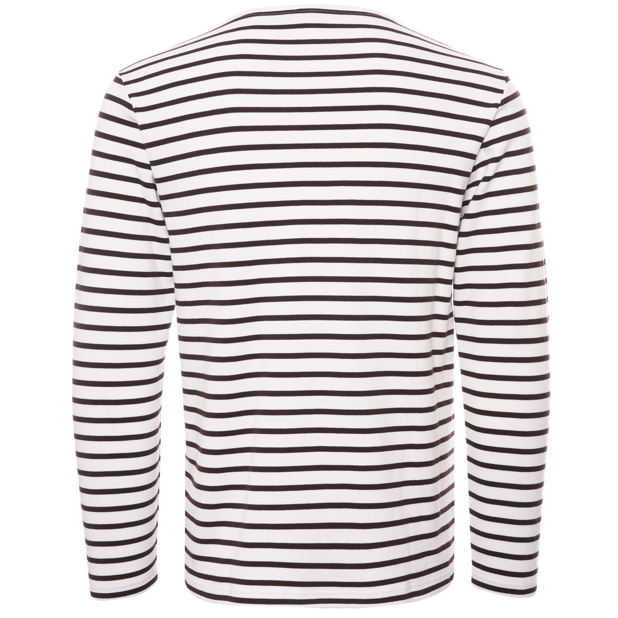 Armor Lux Breton Striped Shirt - Milk/Cacao