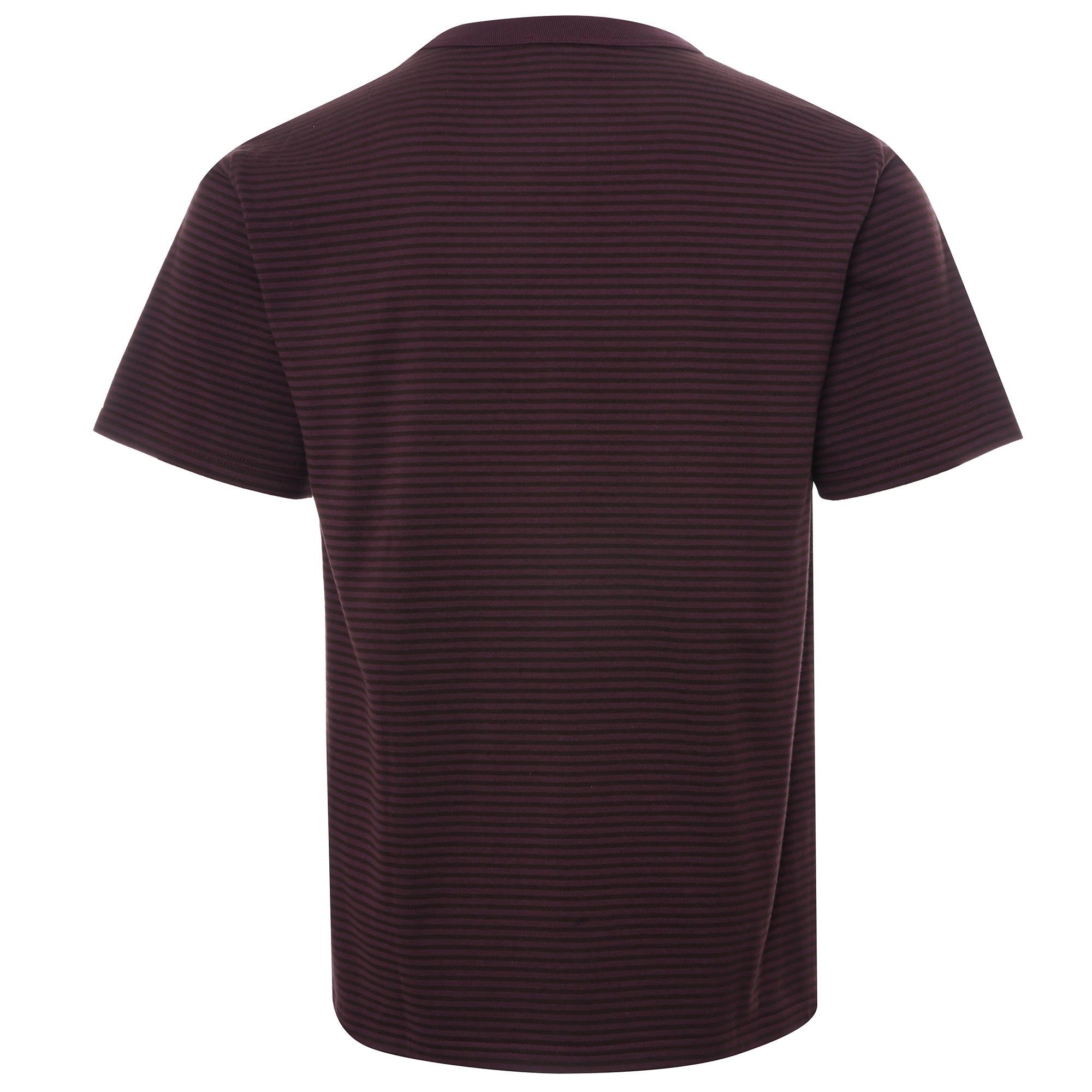 Armor Lux Organic Cotton Striped Heritage T-Shirt - Penombre/Cacao