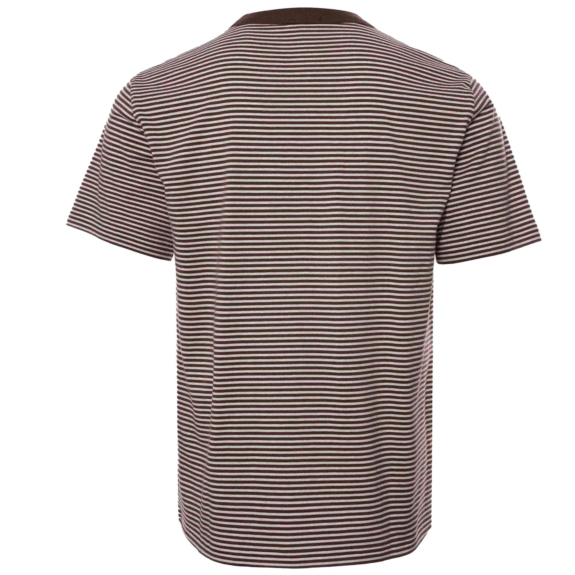 Armor Lux Organic Cotton Striped Heritage T-Shirt - Cacao/Milk