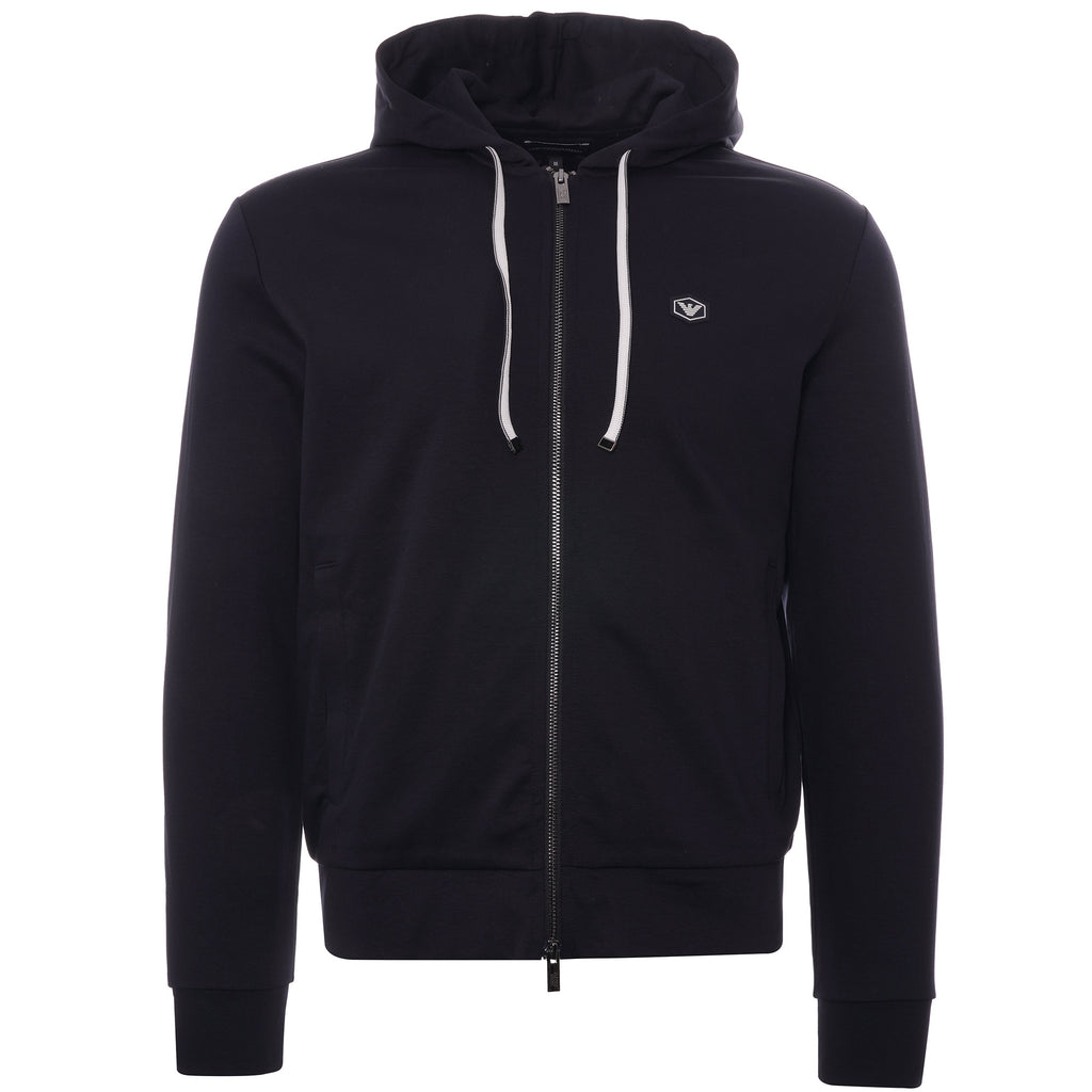 Ponte-di-Roma Zip Hoodie - Navy