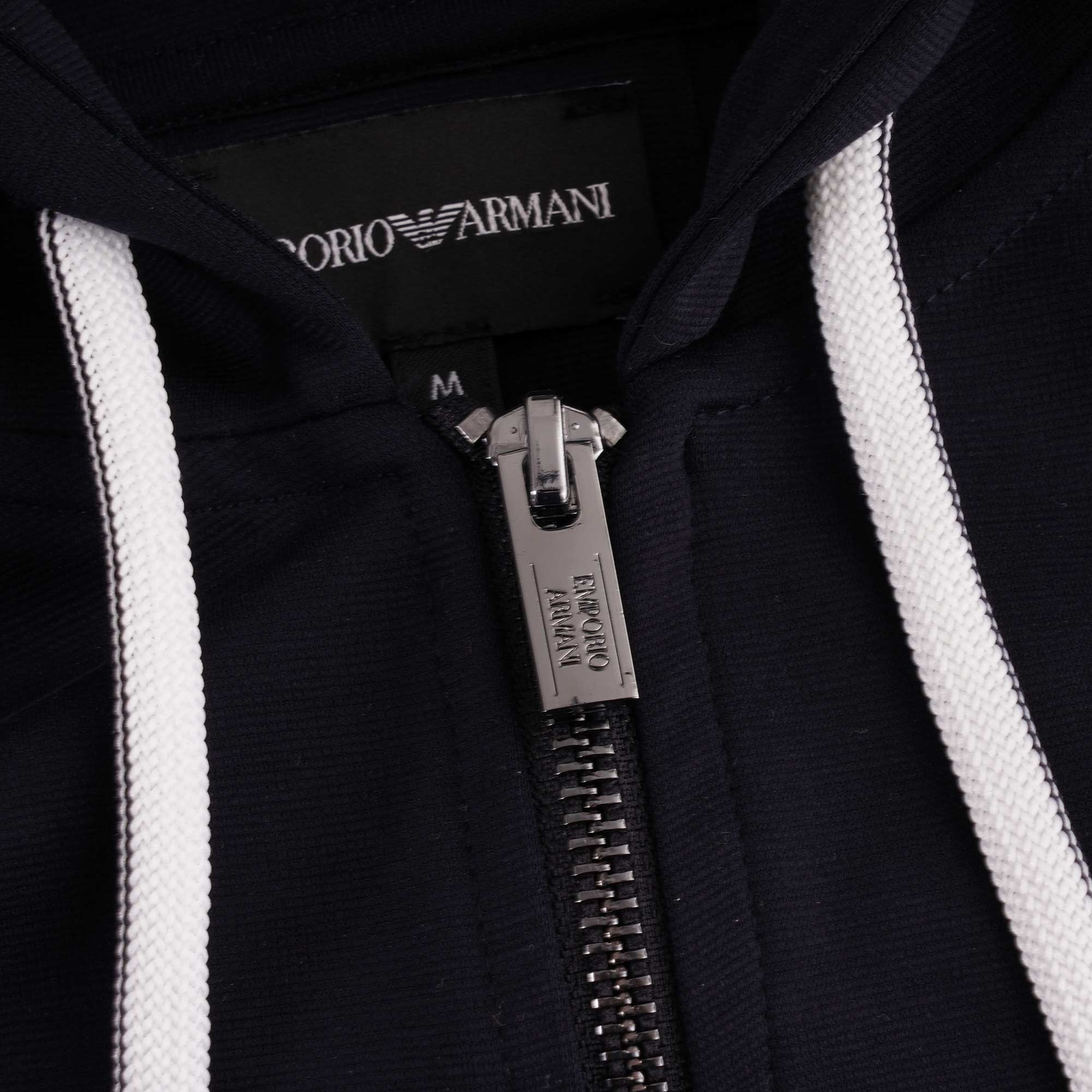 Ponte-di-Roma Zip Hoodie - Navy