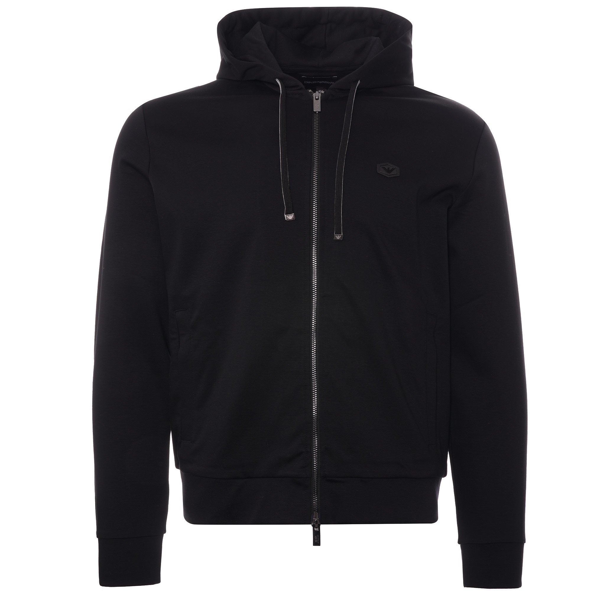 Ponte-di-Roma Zip Hoodie - Black