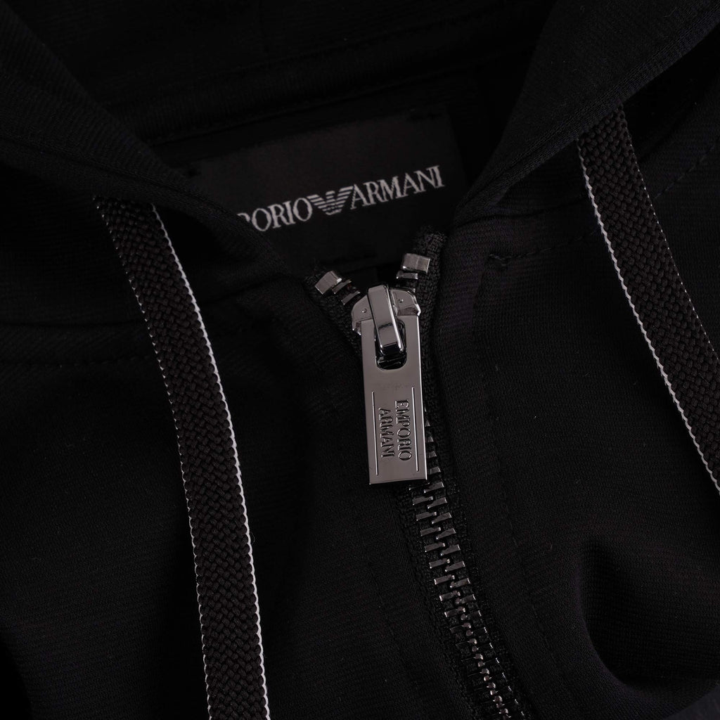 Ponte-di-Roma Zip Hoodie - Black