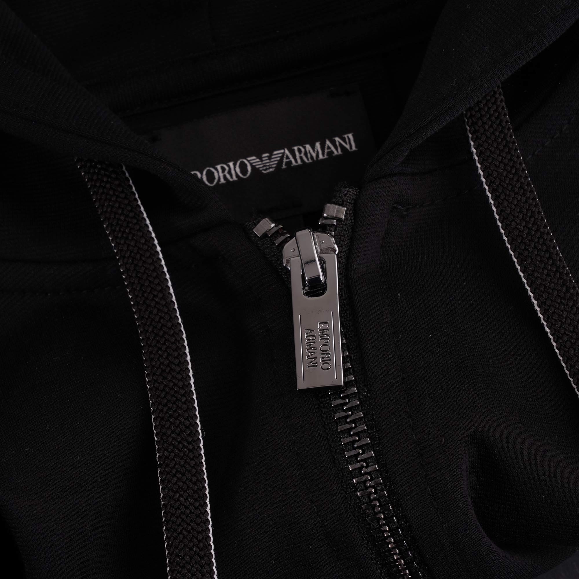 Ponte-di-Roma Zip Hoodie - Black