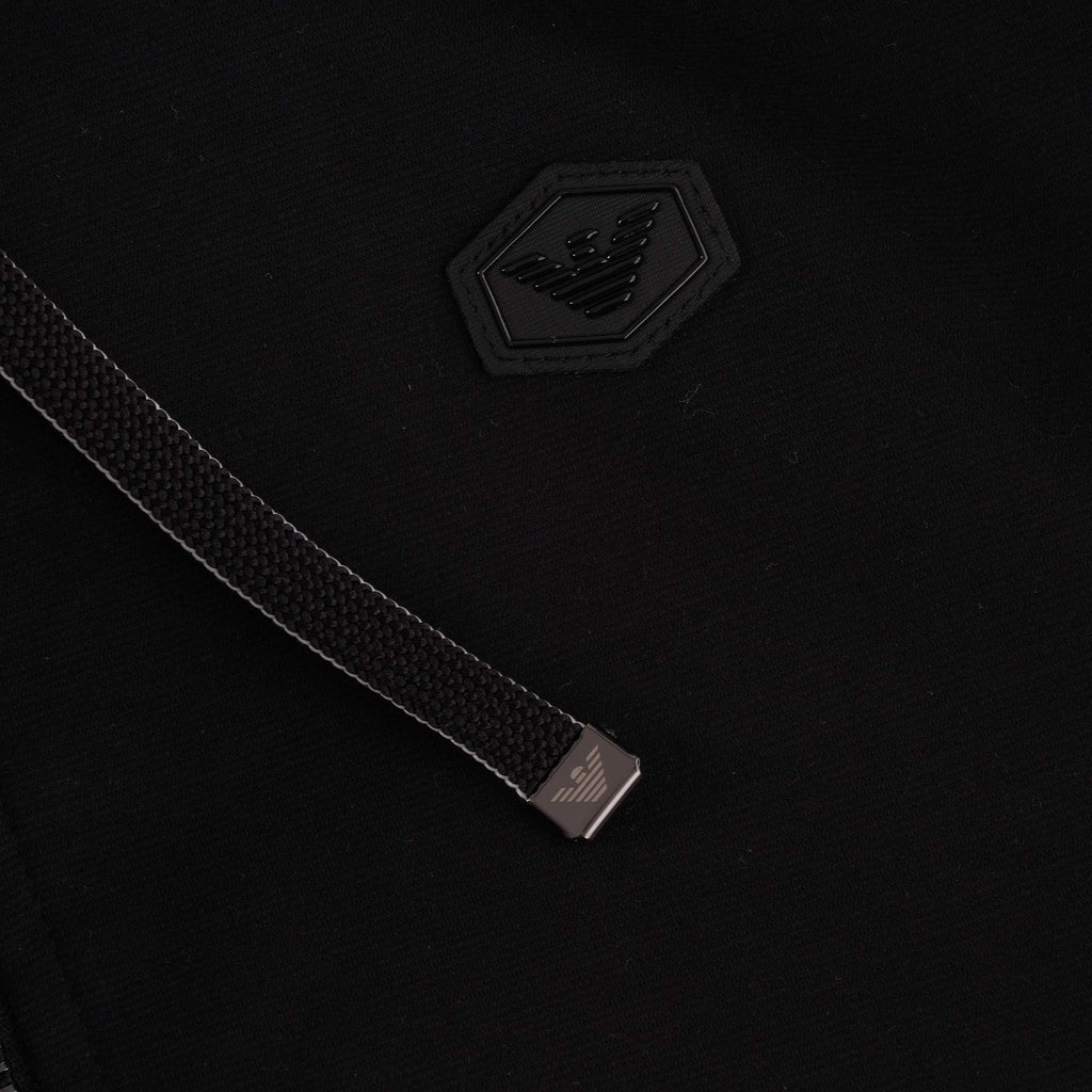 Ponte-di-Roma Zip Hoodie - Black