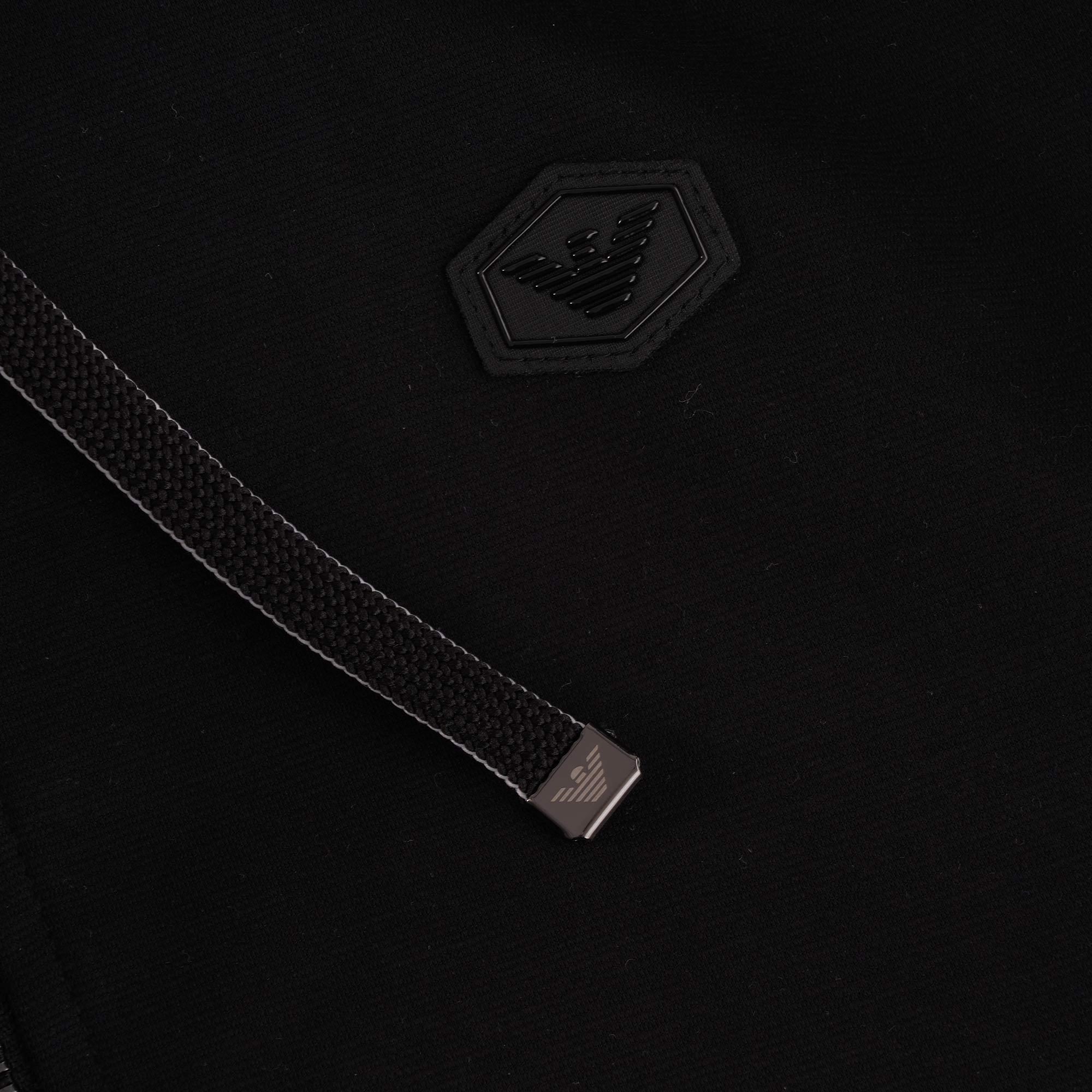 Ponte-di-Roma Zip Hoodie - Black