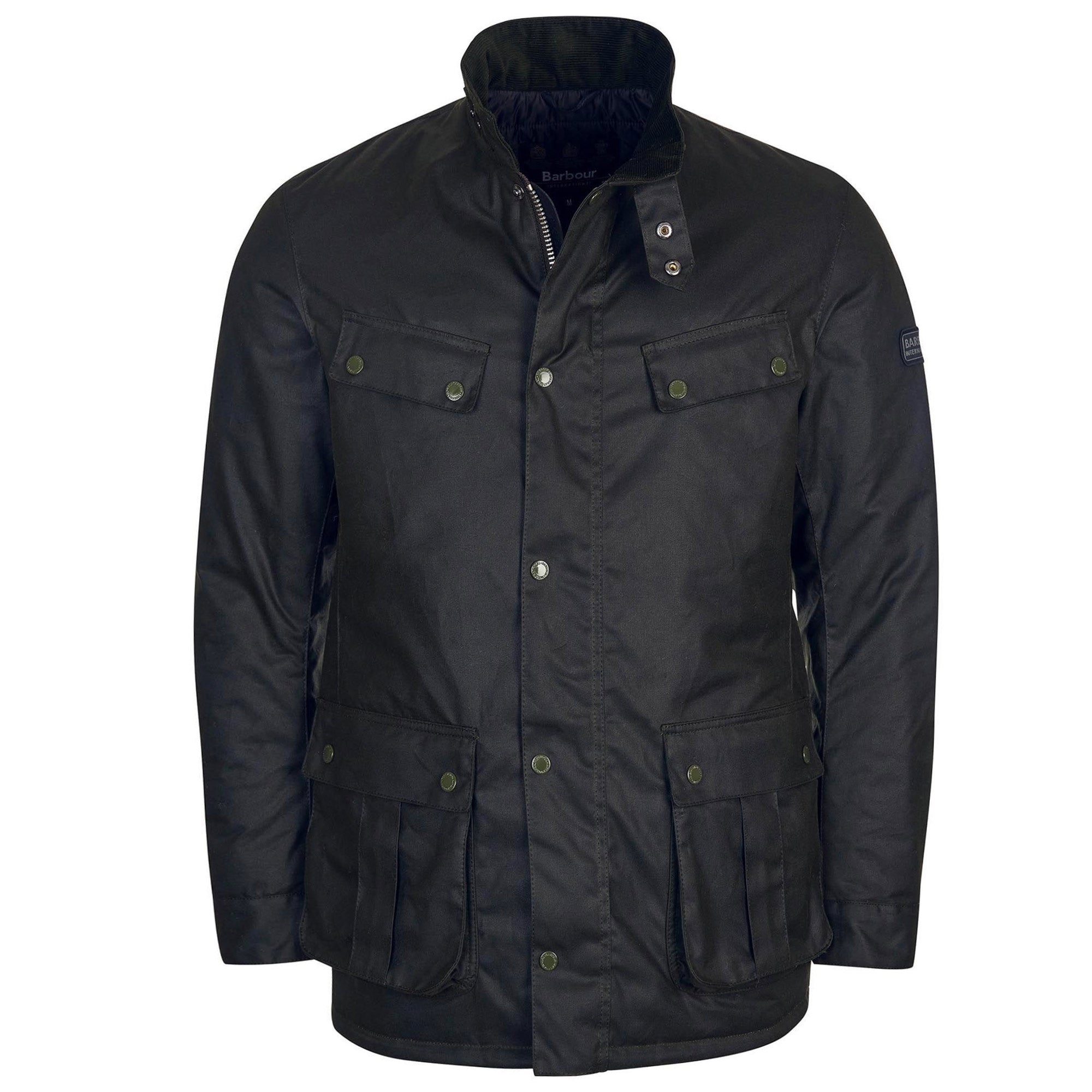 Barbour International Duke Wax Jacket - Sage