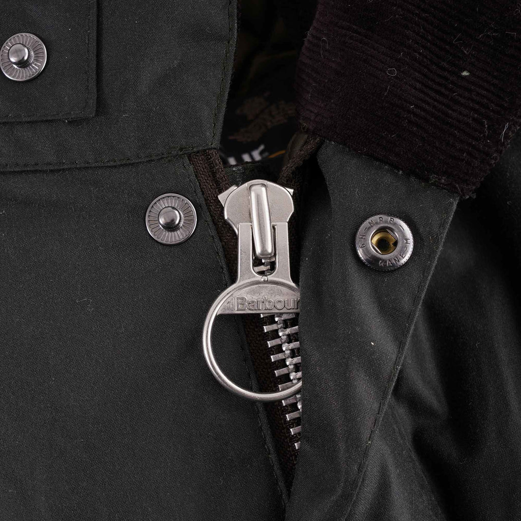 Barbour International Duke Wax Jacket - Sage