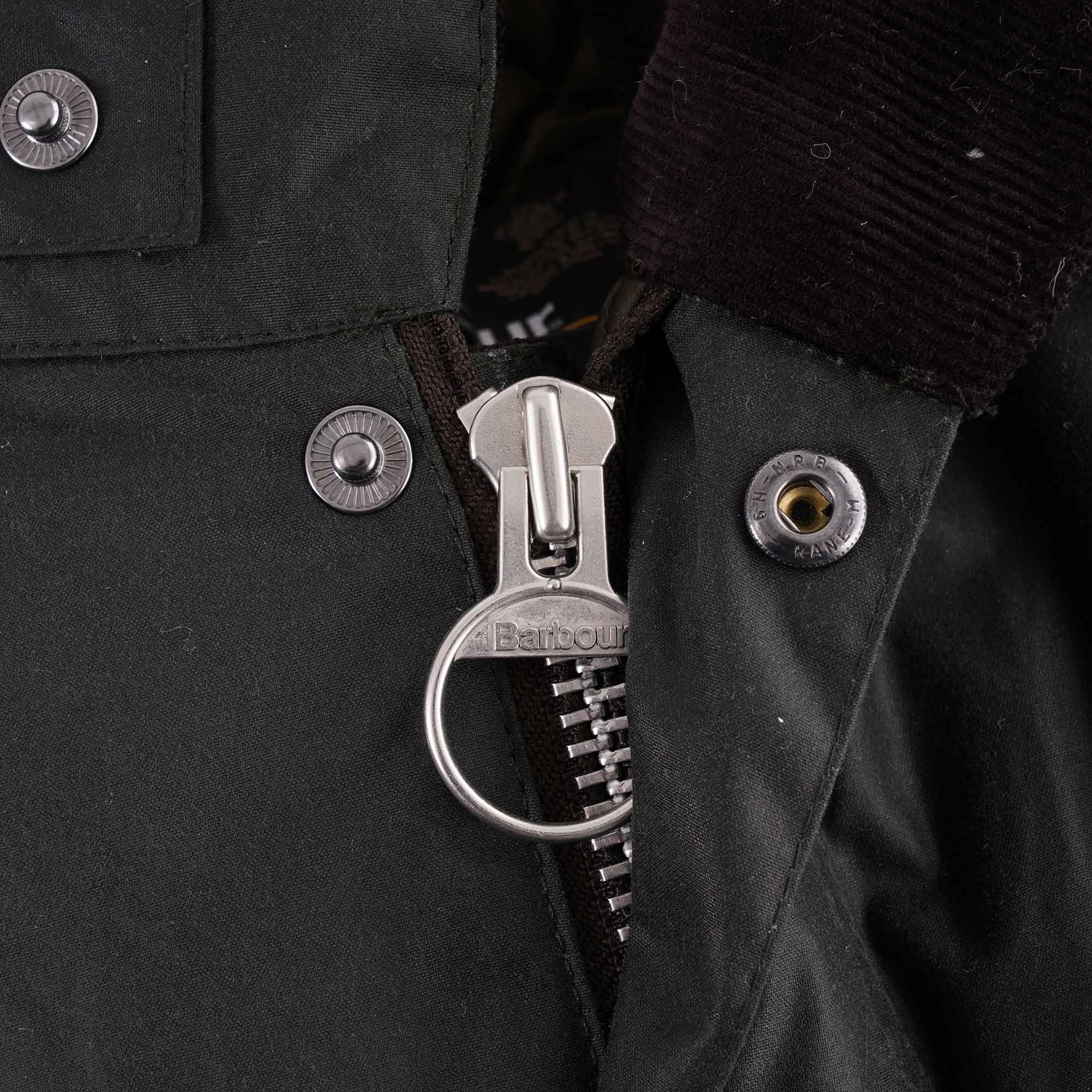 Barbour International Duke Wax Jacket - Sage