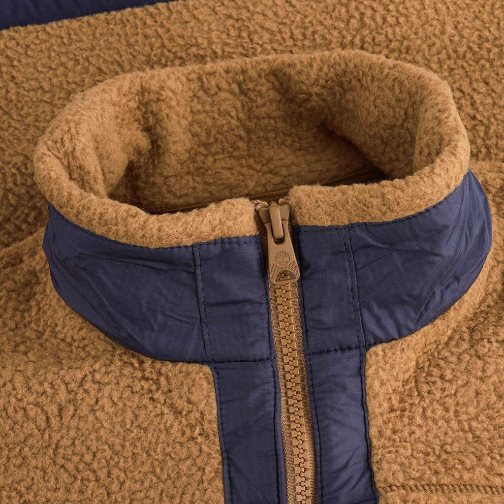 Timberland High-Pile Fleece Gilet - Rubber