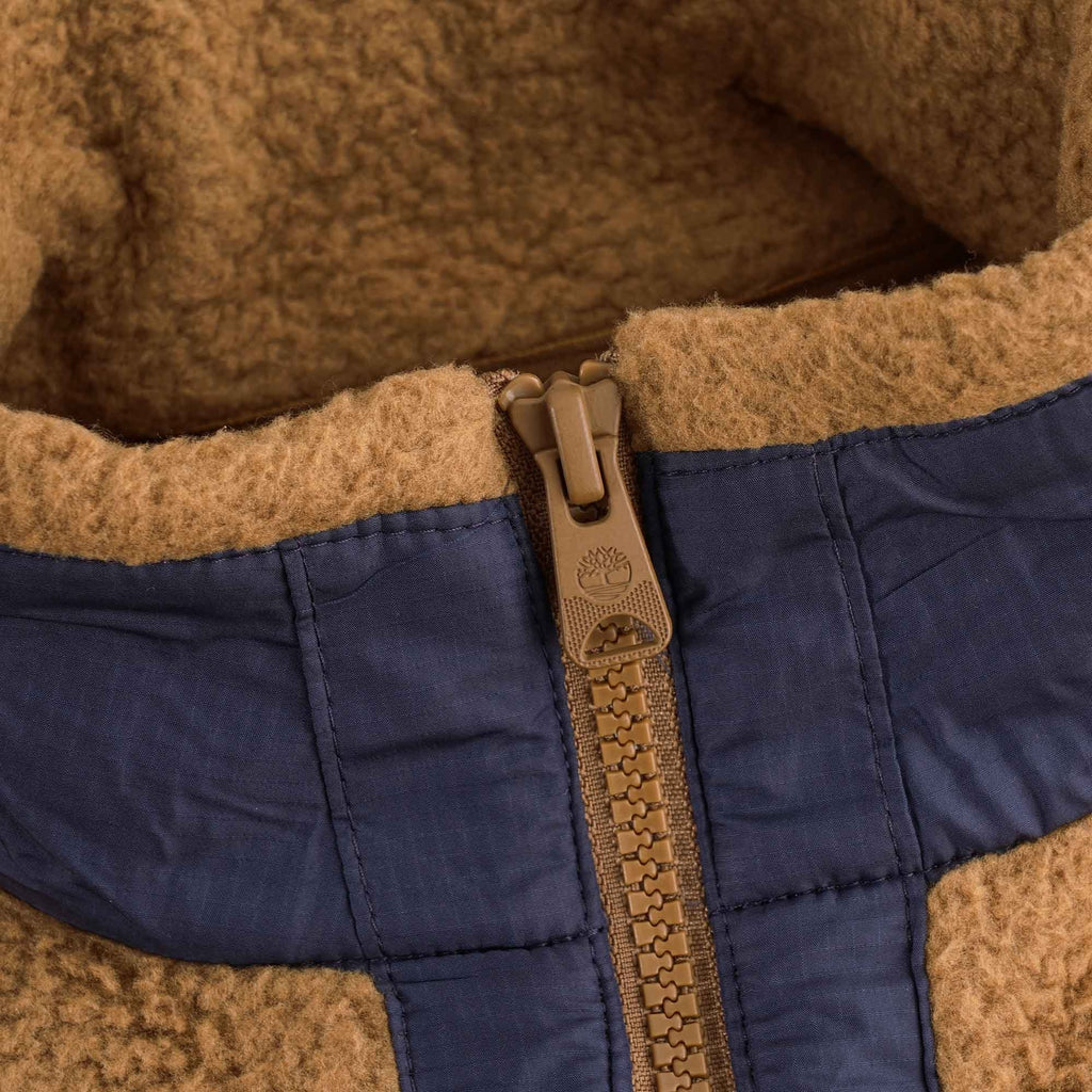 Timberland High-Pile Fleece Gilet - Rubber
