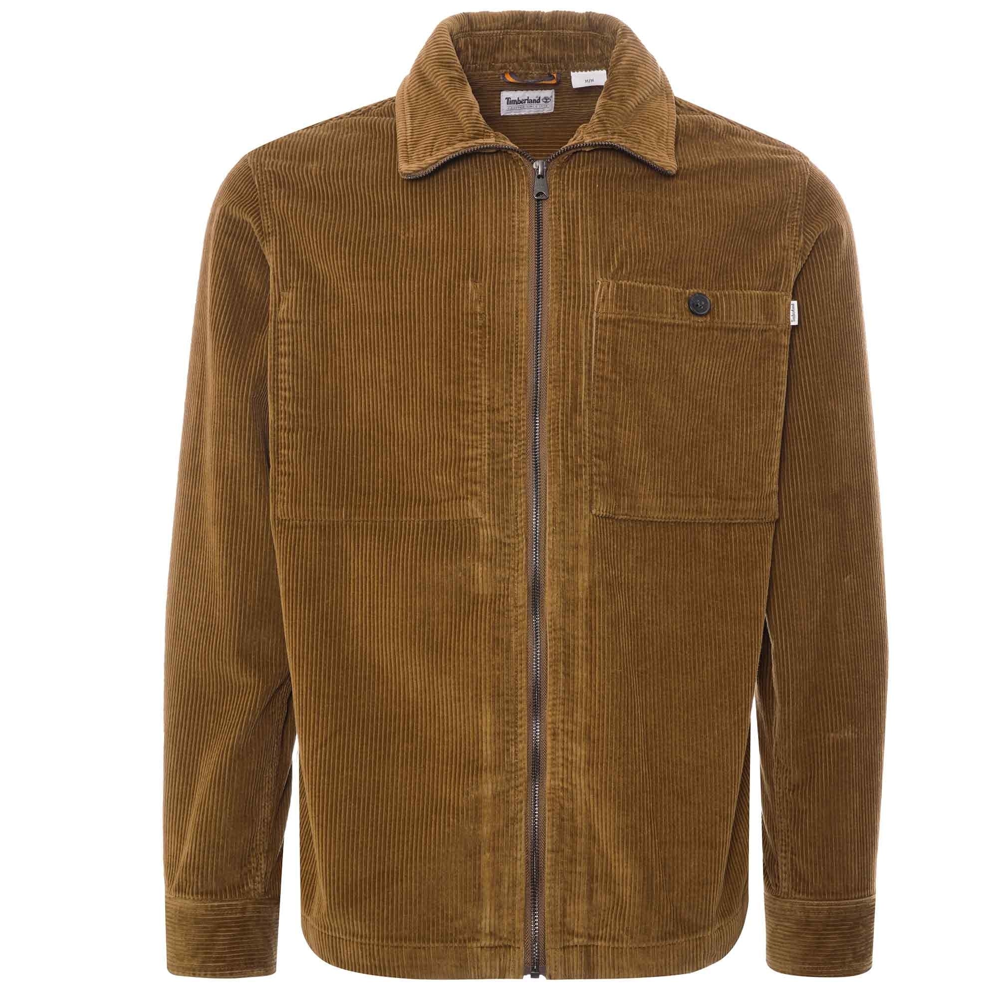 Timberland Corduroy Zip Overshirt - Rubber
