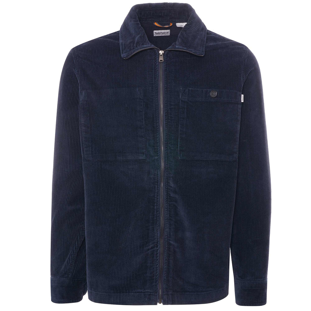 Timberland Corduroy Zip Overshirt - Dark Sapphire