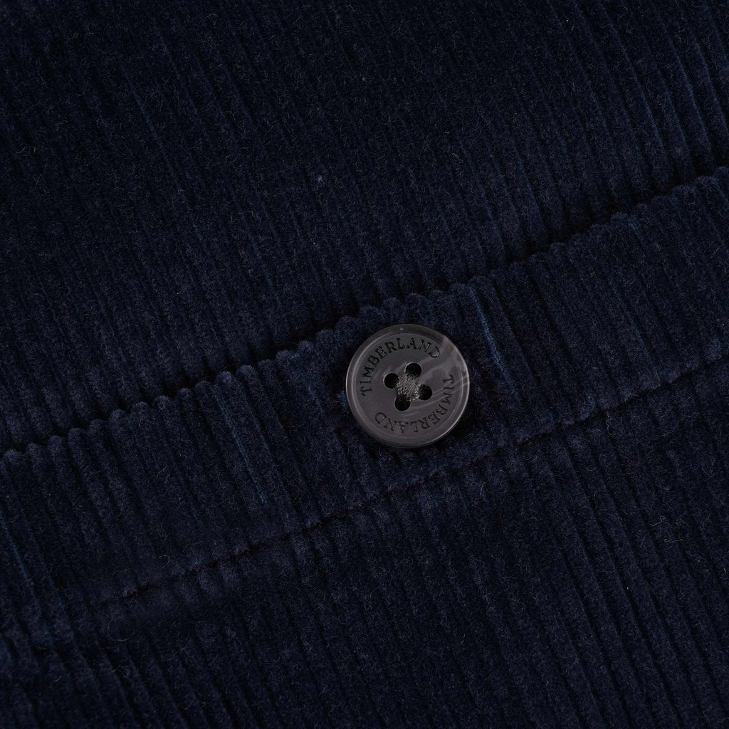 Timberland Corduroy Zip Overshirt - Dark Sapphire