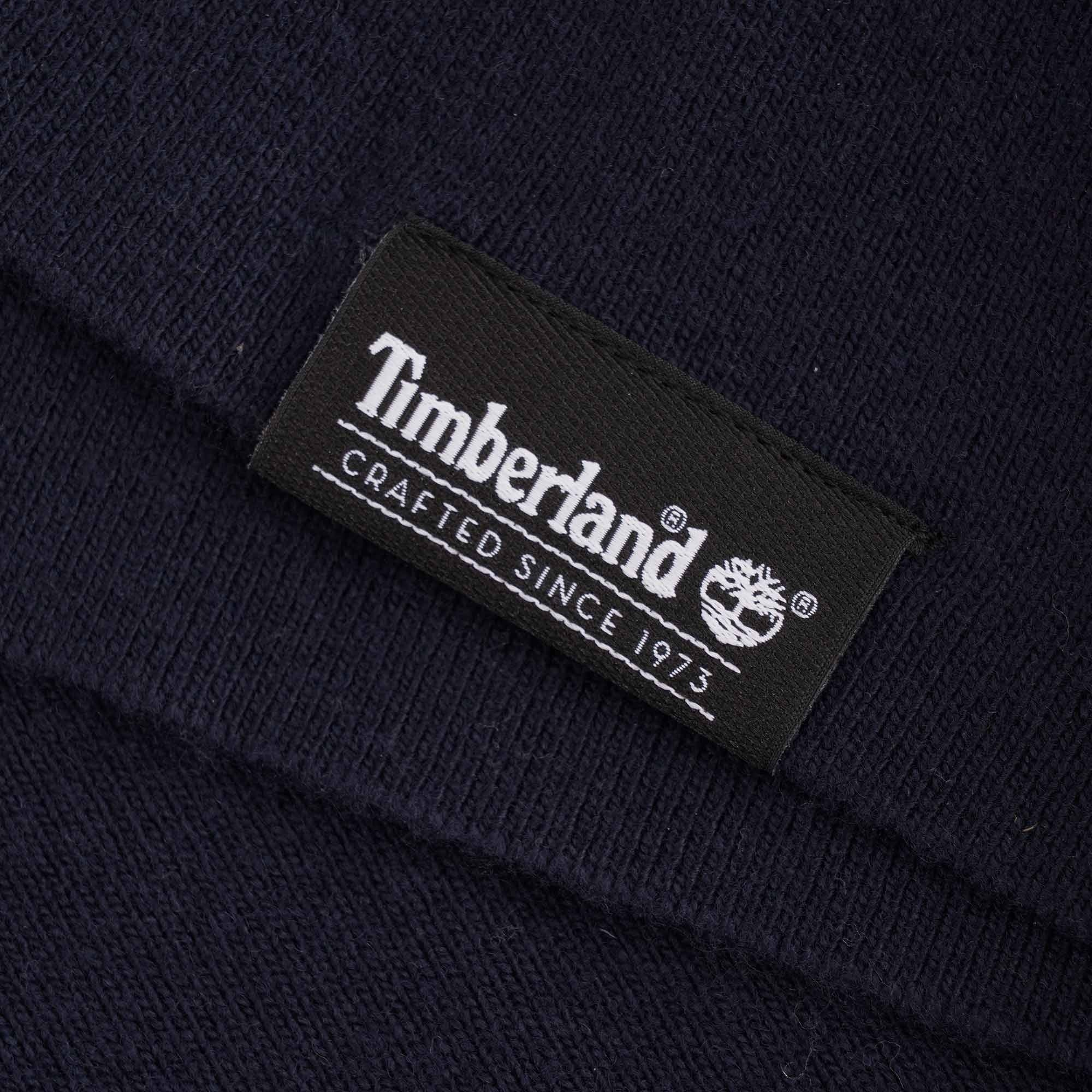 Timberland Full-Zip Wool Sweater - Dark Sapphire