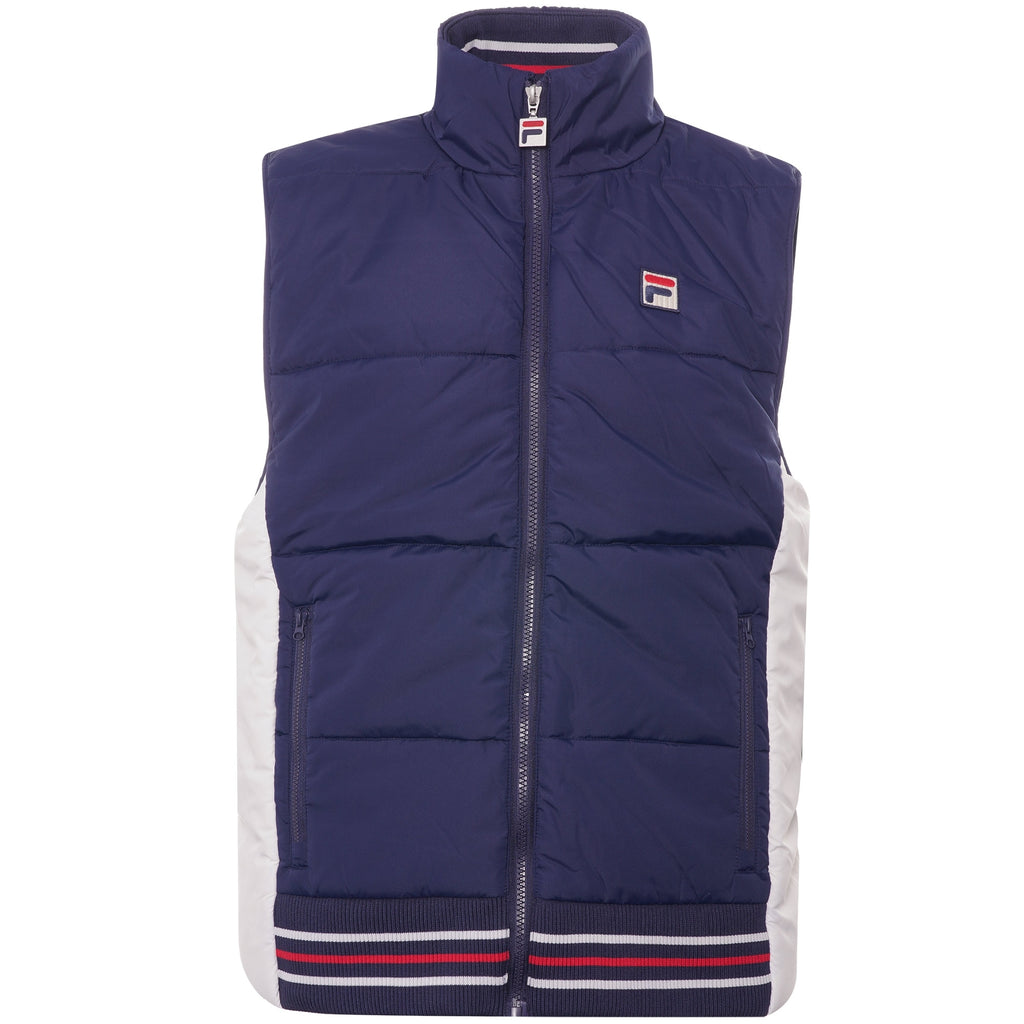 Fila Vintage Matias Light Padded Puffer Gilet - Peacoat