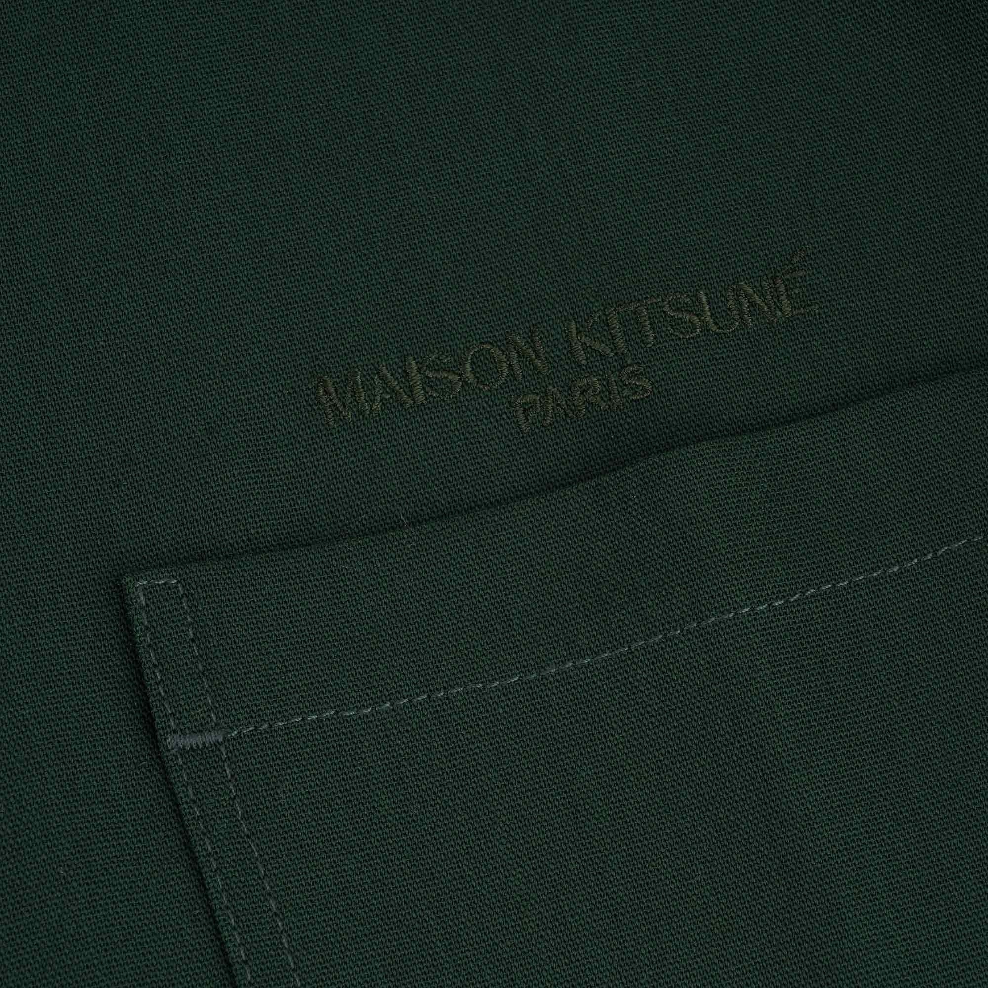 1/4 Zip Top - Dark Green
