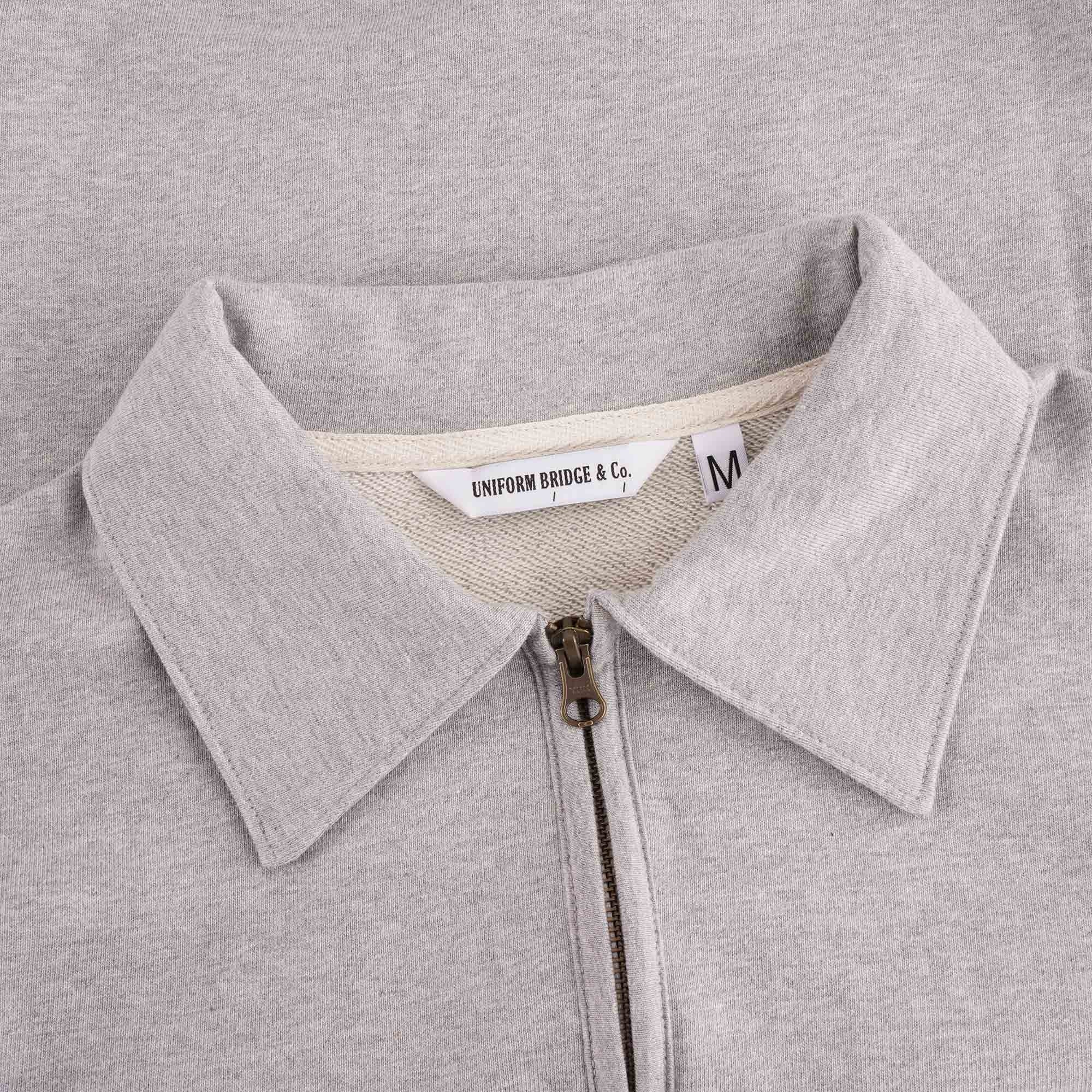 Uniform Bridge 1960 Half Zip Sweatshirt - Grey