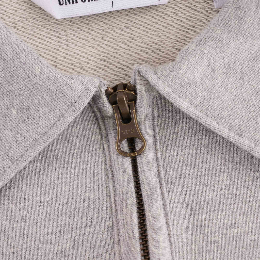 Uniform Bridge 1960 Half Zip Sweatshirt - Grey