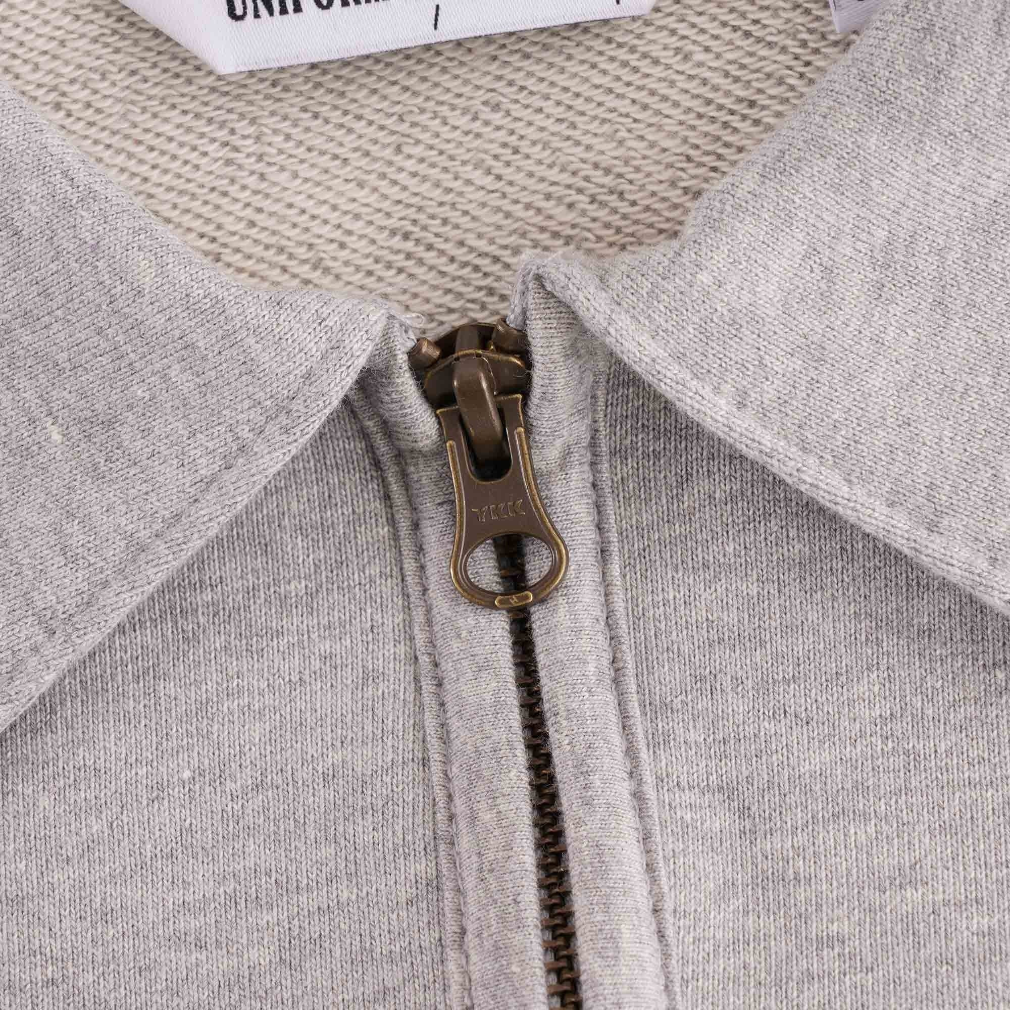 Uniform Bridge 1960 Half Zip Sweatshirt - Grey