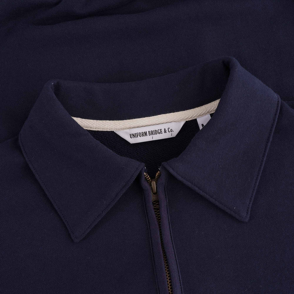 Uniform Bridge 1960 Half Zip Sweatshirt - Navy
