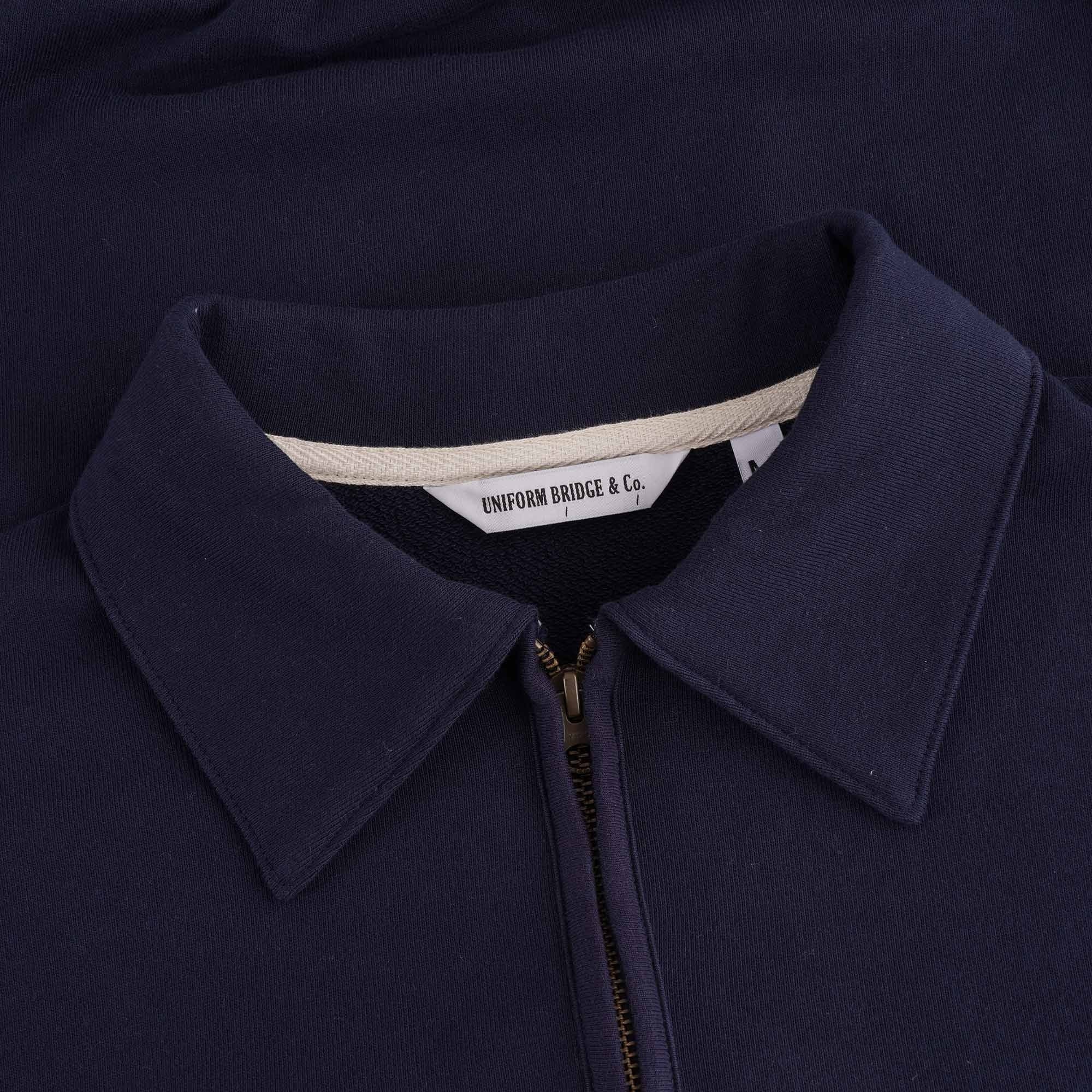 Uniform Bridge 1960 Half Zip Sweatshirt - Navy