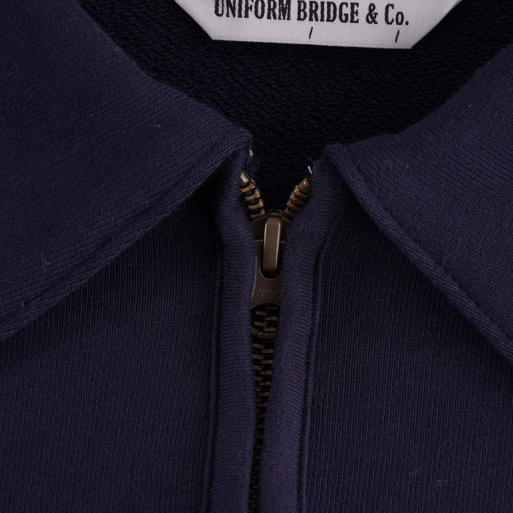 Uniform Bridge 1960 Half Zip Sweatshirt - Navy