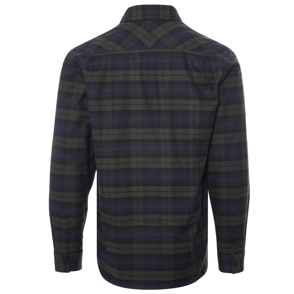 Fred Perry Tartan Twill Shirt - Hunting Green