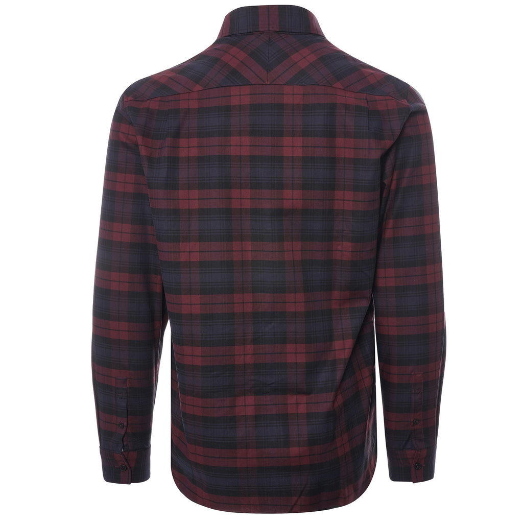 Fred Perry Tartan Twill Shirt - Port