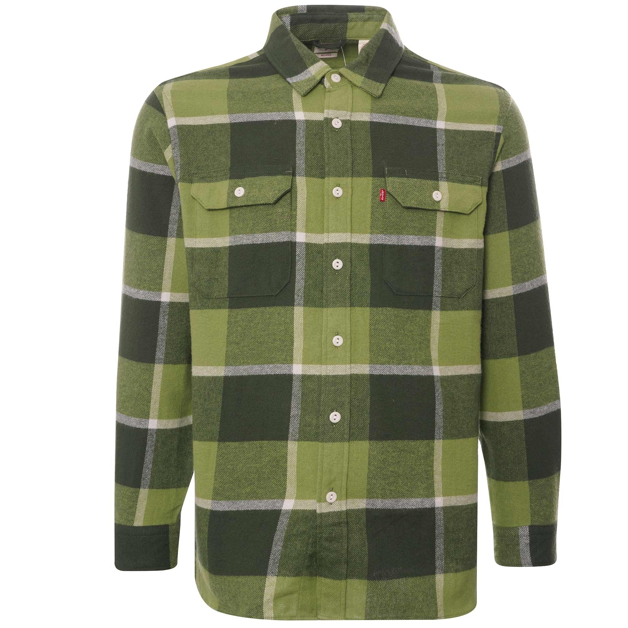 Levi's® Jackson Worker Shirt - Plaid Green