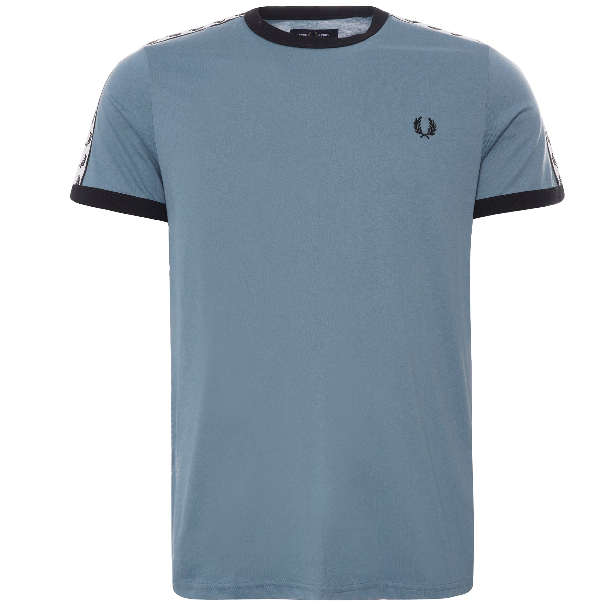 Fred Perry Taped Ringer T-Shirt - Ash Blue