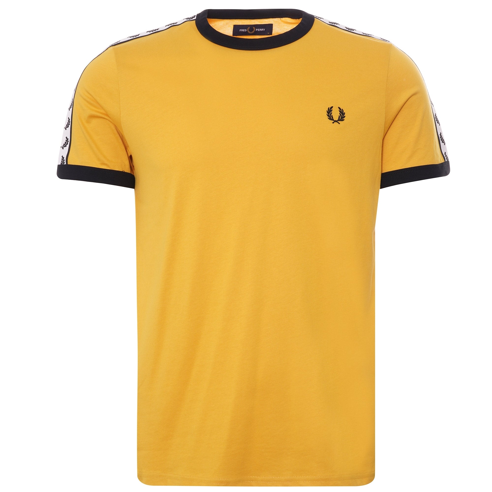 Fred Perry Taped Ringer T-Shirt - Gold